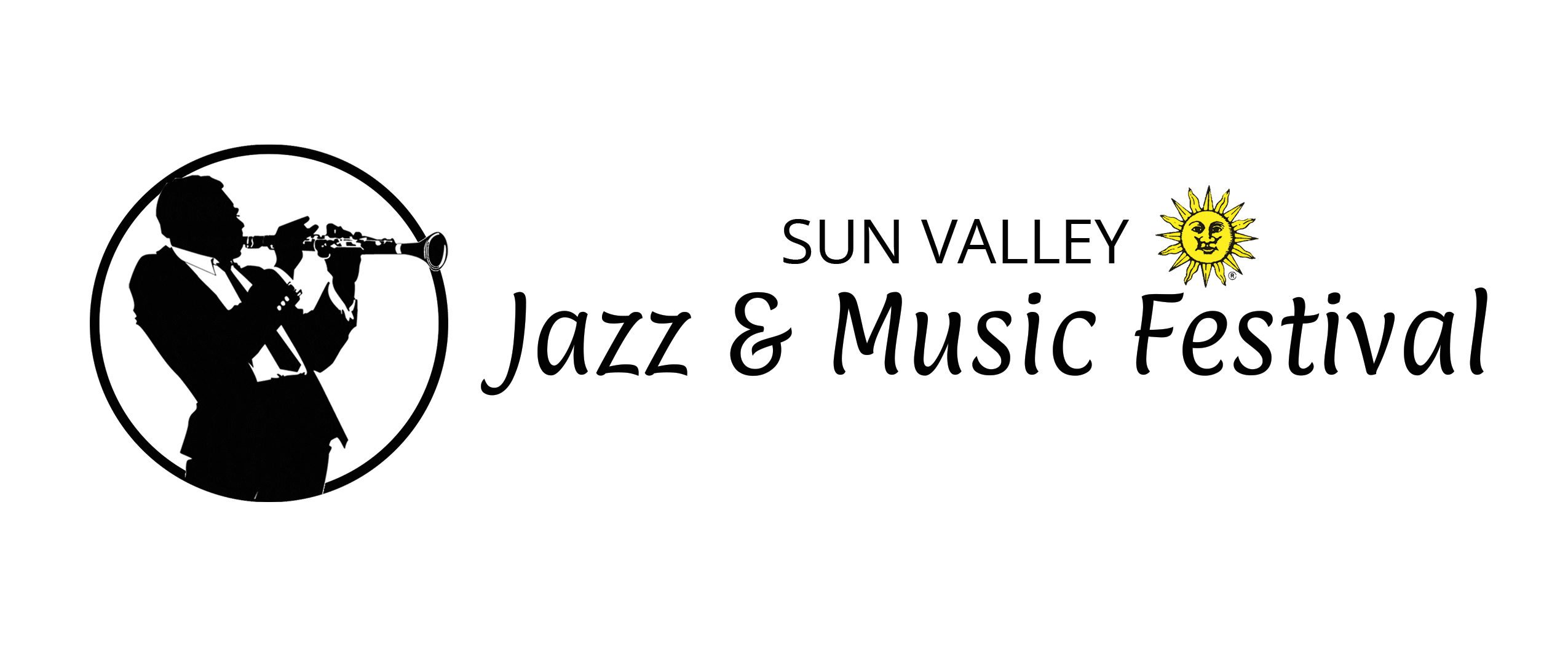 Sun Valley Jazz Logo with Text on whtie