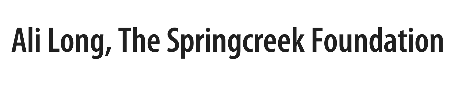 Springcreek