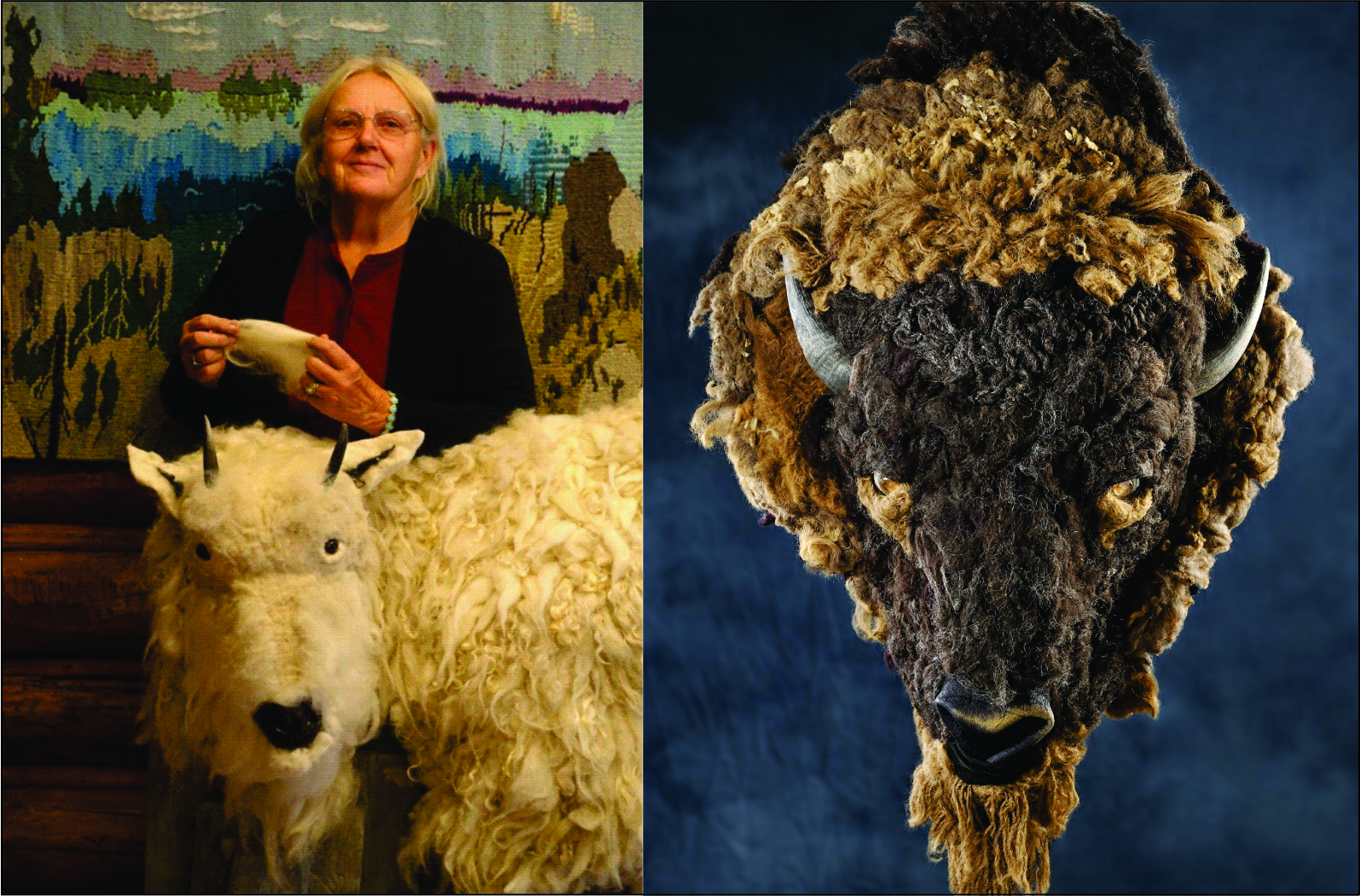 Felted Animal Sculptures